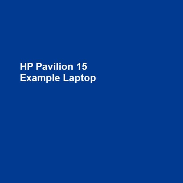 HP Pavilion 15 Laptop – Intel Core i5, 8GB RAM, 512GB SSD