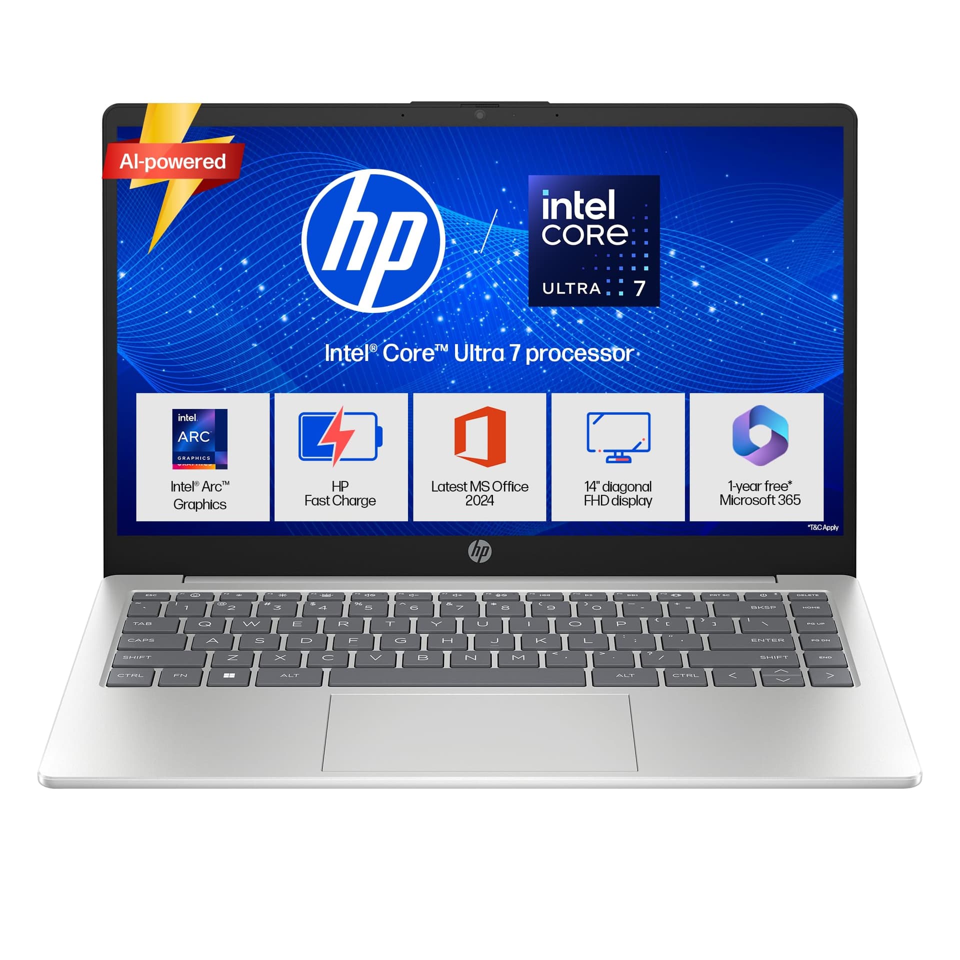 HP 14, Intel Core Ultra 7 155H - 14-EP1181TU Laptop 2