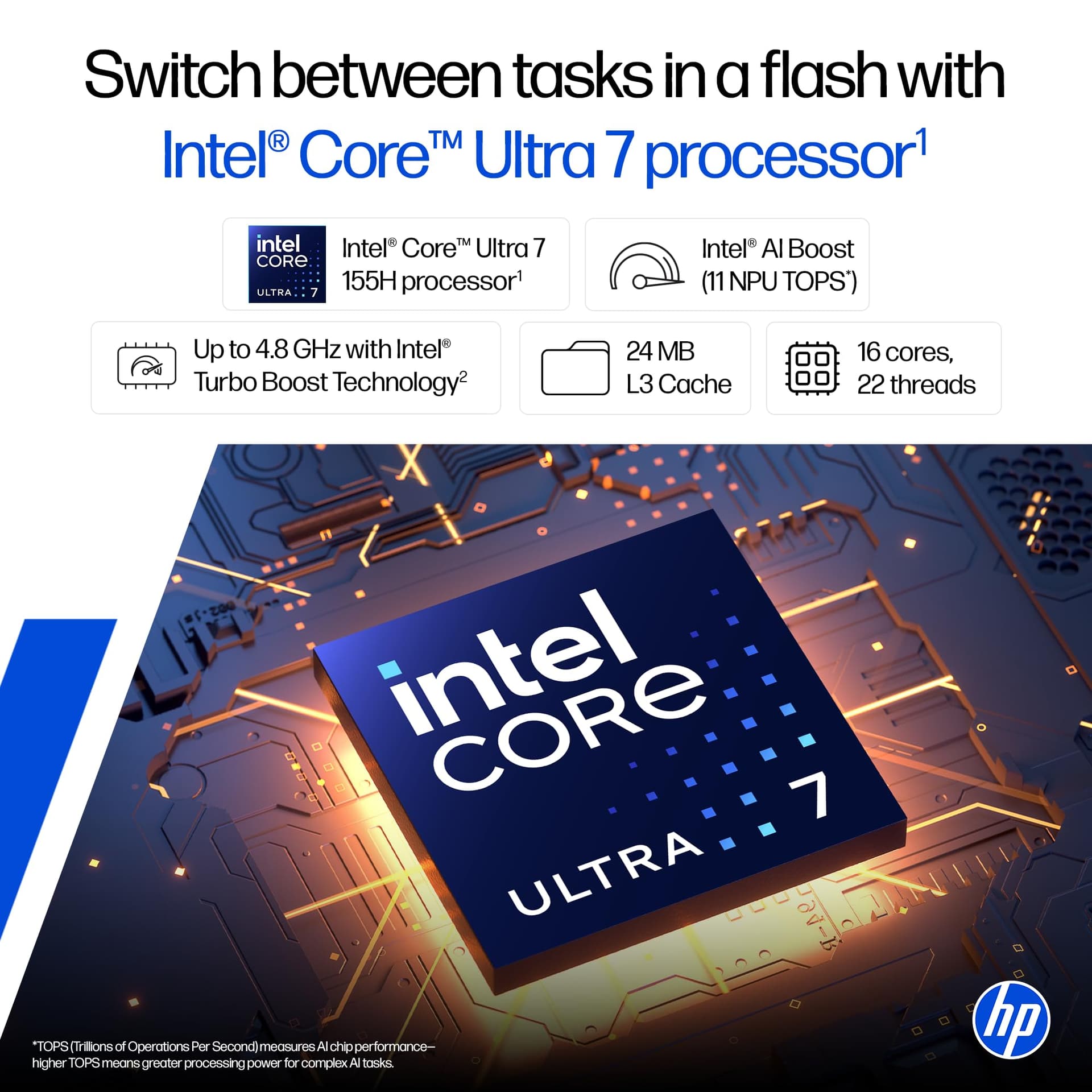 HP 14, Intel Core Ultra 7 155H - 14-EP1181TU Laptop 3