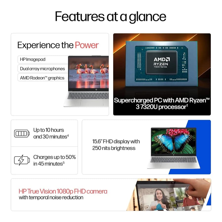 HP 15 AMD Ryzen 3 Laptop 15-FC0500AU LAPTOP 2