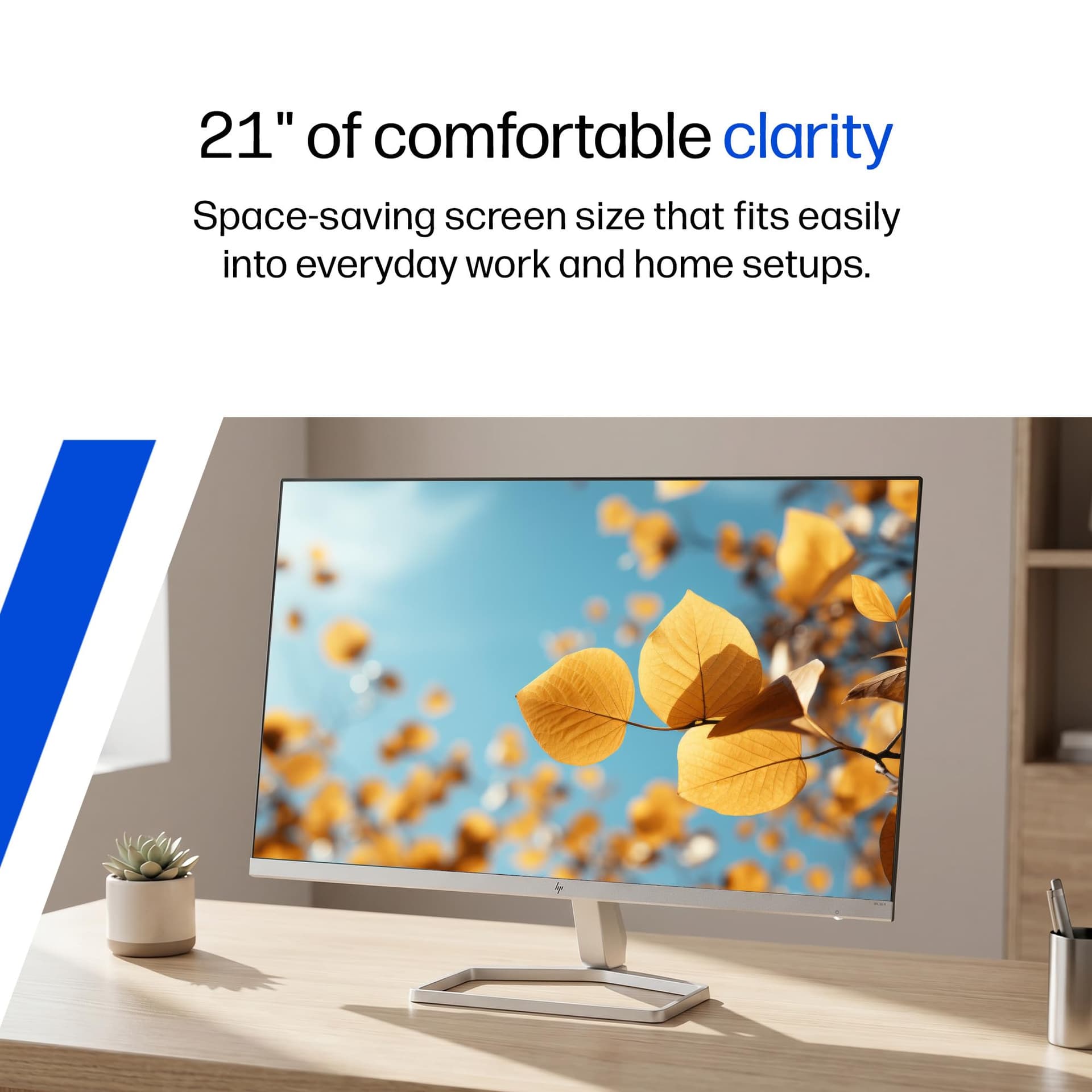 HP M22F 21.5 inches FHD IPS Monitor (Silver, 1920 x 1080 Pixels) 2