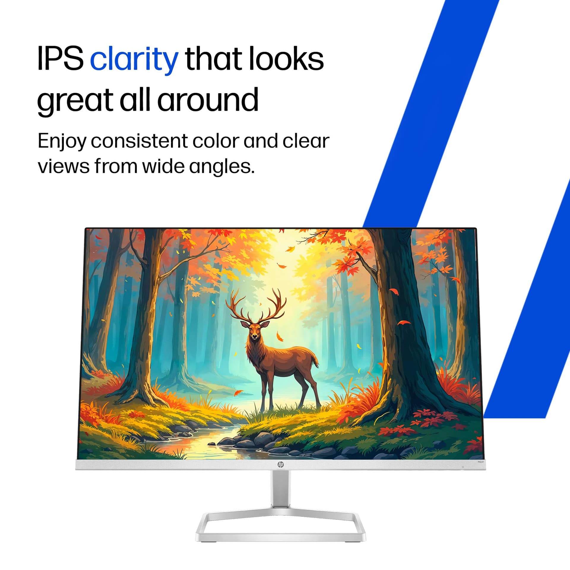 HP M22F 21.5 inches FHD IPS Monitor (Silver, 1920 x 1080 Pixels) 5