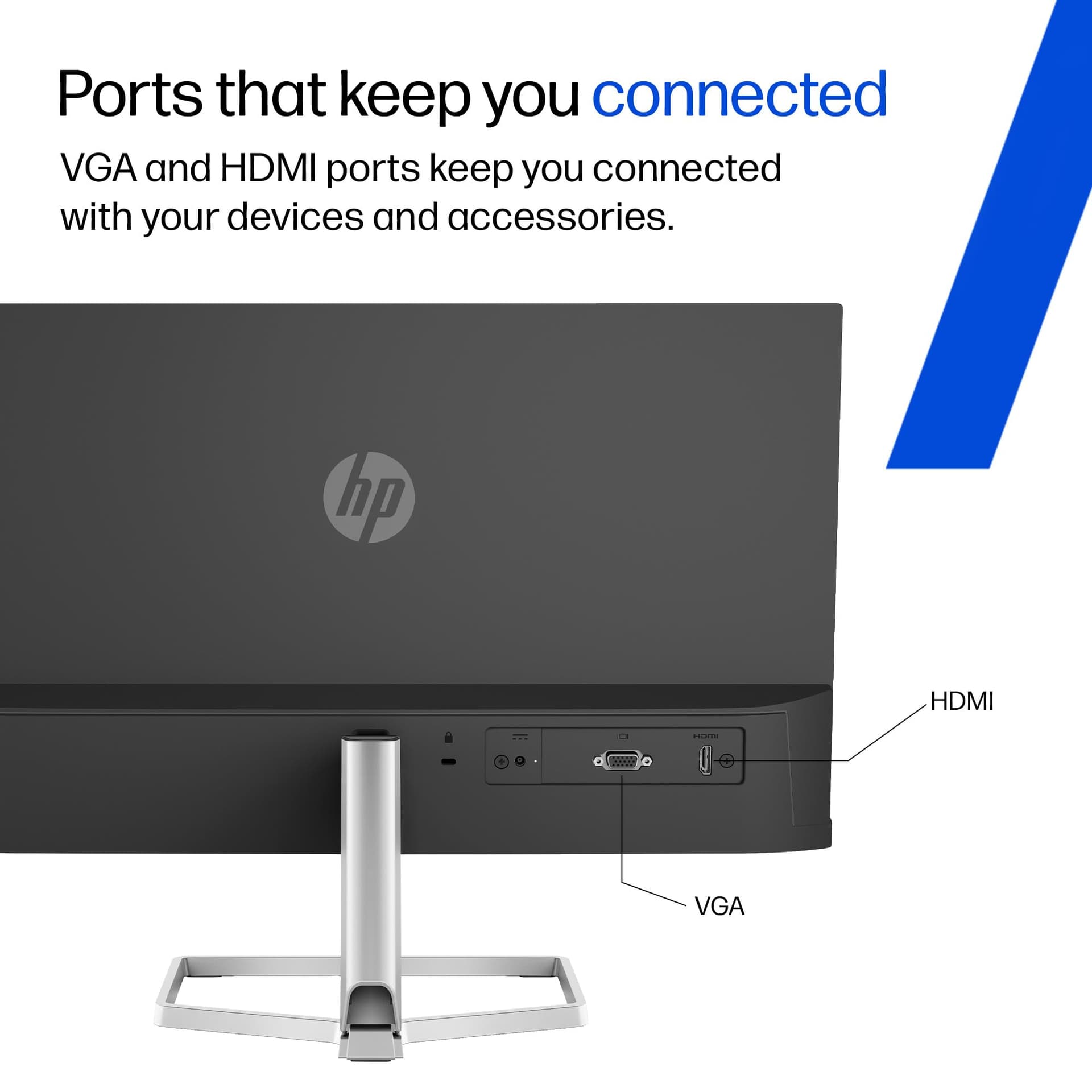 HP M22F 21.5 inches FHD IPS Monitor (Silver, 1920 x 1080 Pixels) 6
