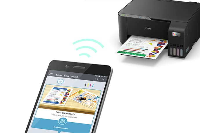 Epson EcoTank L3250 A4 Wi-Fi All-in-One Ink Tank Printer Ink 2