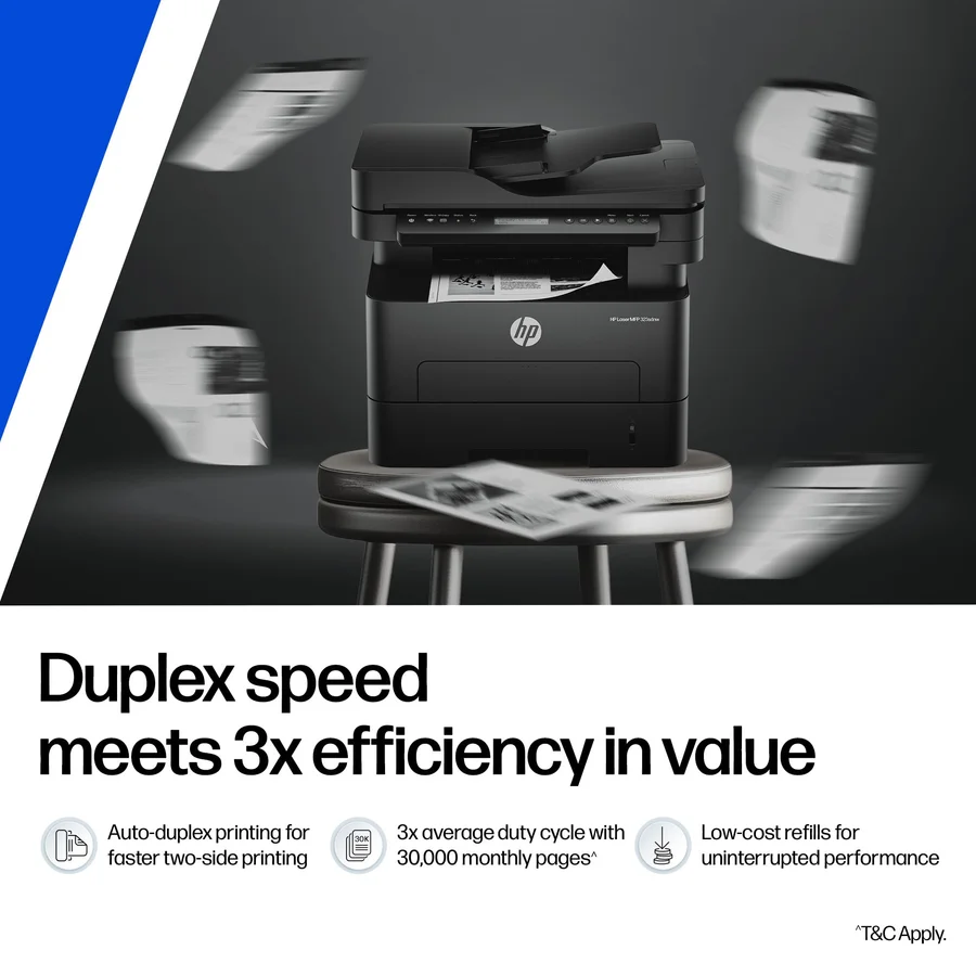 HP LaserJet 323sdnw Printer 4