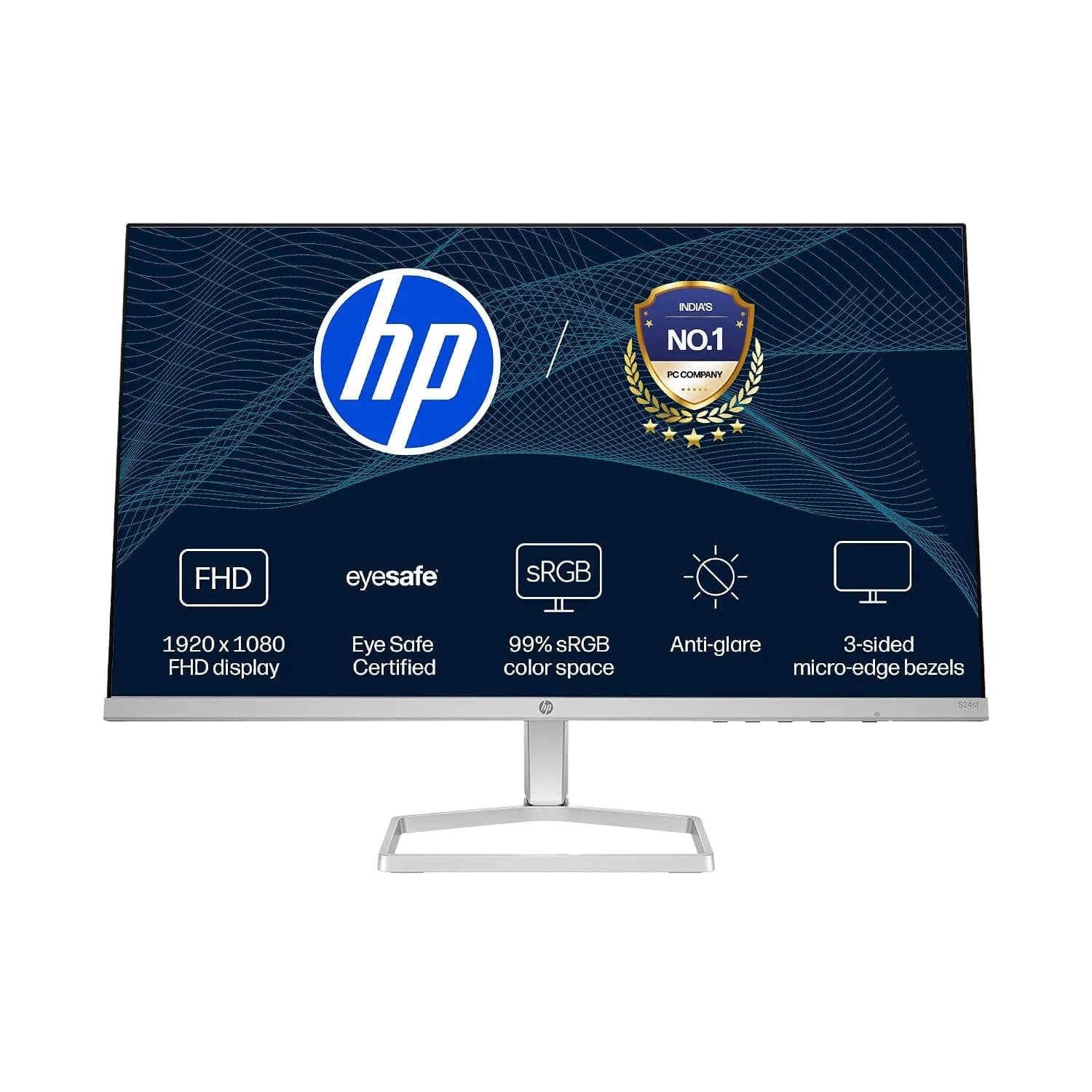 HP Series 5 23.8-inch FHD Monitor with Speakers - 524sf